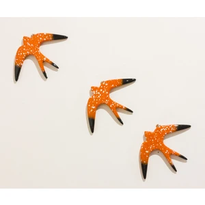 Üçlü Kırlangıç Duvar Süsü Üçlü Kuş Bahçe Balkon Süsü Ev Dekor