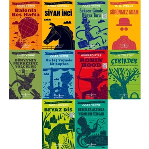 İş Bankası Kültür Yayınları Çocuk Klasikleri 10 Kitap Set