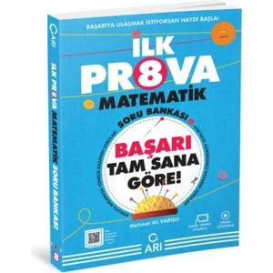 Arı Yayıncılık 8.Sınıf İlk Prova Matematik Soru Bankası