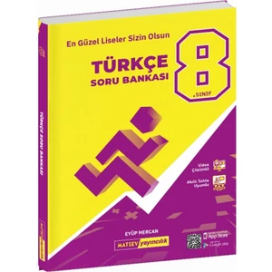 Matsev Yayıncılık 8. Sınıf Türkçe Soru Bankası