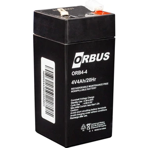 Akü 4 Volt 4 Amper Dik Orbus * Ttec  ( 45 x 45 x 100 mm )