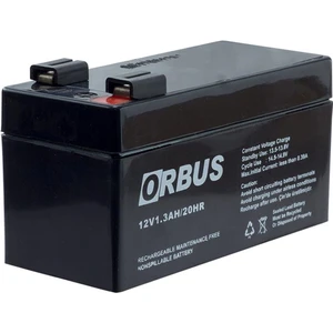 Akü 12 Volt 1.3 Amper Orbus * Powermaster  ( 97 x 43 x 52 mm )