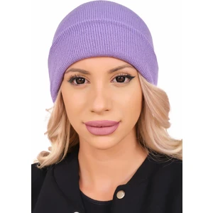 Elif İç Giyim Kadın Düz Katlamalı Triko Basic Bere