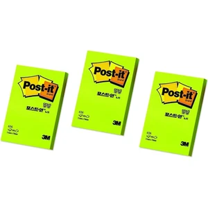 Post-It 656 Açık Yeşil 51 x 76 mm 3'lü