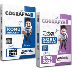 Hocawebde Yayınları 2022 KPSS Coğrafya Konu Ve Soru 2'Li Set