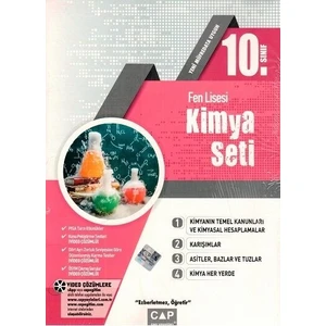 Çap Yayınları 10. Sınıf Fen Lisesi Kimya Seti
