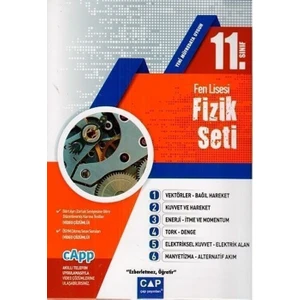 Çap Yayınları 11. Sınıf Fen Lisesi Fizik Seti