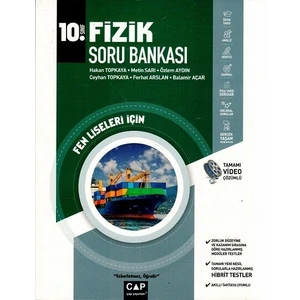 Çap Yayınları 10. Sınıf Fizik Fen Lisesi Soru Bankası