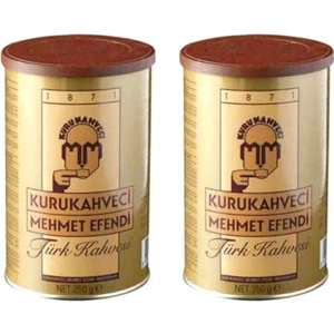 Kurukahveci Mehmet Efendi Türk Kahvesi 250 gr Teneke 2'li