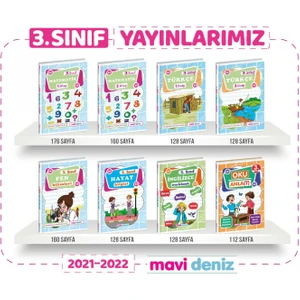 Mavi Deniz Yayınları 3. Sınıf Etkinliklerle Çalışma Yaprakları Set