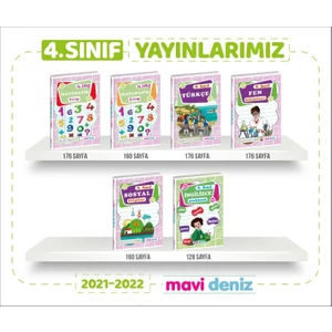 Mavi Deniz Yayınları 4. Sınıf Etkinliklerle Çalışma Yaprakları Set
