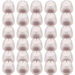 30XCLEAR Silikon Yuvarlak Sandalye Bacakları Kapaklar Pedler 17-21MM Ahşap Zemin Koruyucuları (Yurt Dışından)