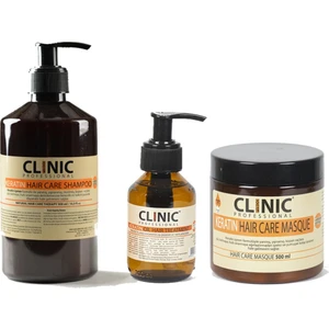 Clinic Professional Onarıcı Keratin Saç Bakım Seti