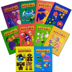 Eğlenceli Eğitici Boyama Seti 10 Kitap