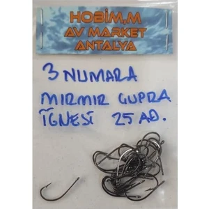 Çupra & Mırmır Iğnesi No : 3 ( 25 Adet )