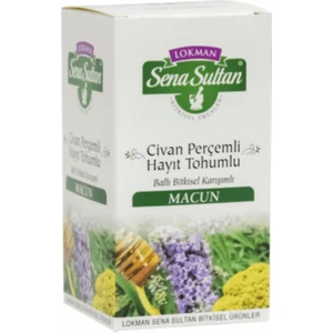 Lokman Sena Sultan Ballı Polenli Civan Perçemli Hayıt Tohumlu Macun 420 gr