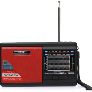 Güneş Enerjili Şarjlı Radyo + El Feneri + Bt + USB + Tf Destekli