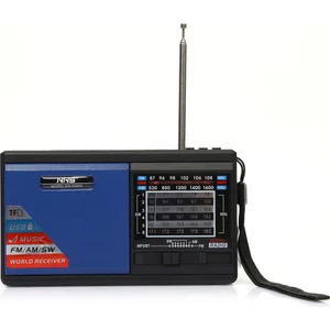 Güneş Enerjili Şarjlı Radyo + El Feneri + Bt + USB + Tf Destekli