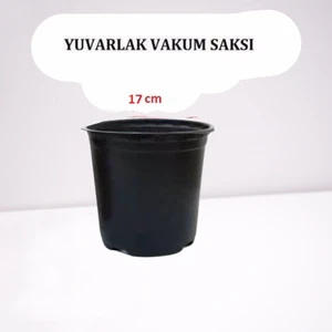 Yuvarlak Vakum Ucuz Çiçek Fide Fidan Üretim Saksısı 17CM 50 Adet