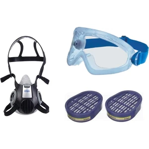 x Plore Yarım Maske 3300 + Abet Filtre+ Drager X-Pect 8510