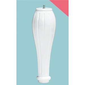 Pırlanta 30 cm Vidalı Beyaz Plastik Sehpa ,puf, Berjer Ayağı ( 4 Adet)