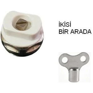 Panel Radyatör Petek Hava Alma Anahtarı ve Purjör Tahliye Tapası