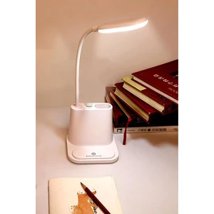 Telefon Tutucu Şarj Edilebilir Masa Lambası LED Işık Dokunmatik USB Portlu Güç Kaynağı