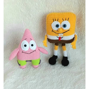 Toys City Süngerbob Kareşort ve Patrick Organik Oyuncak