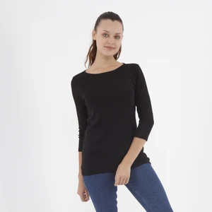 Think Simple Kadın Truvakar T-Shirt Siyah