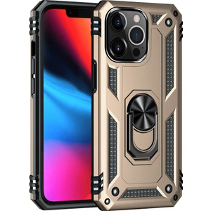 Apple iPhone 13 Pro Max Kılıf Yüzüklü Zırh Tank Vega