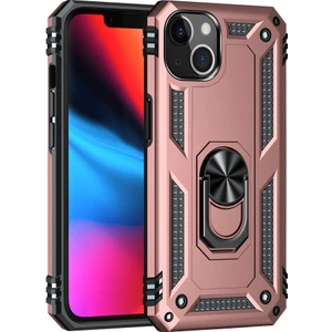 Apple iPhone 13 Kılıf Yüzüklü Zırh Tank Vega