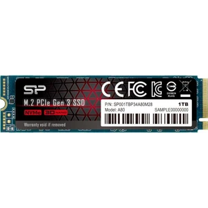 Silicon Power 1tb 3400-MB/S 3000 Mb/s Nvme Pcıe  M.2 SSD