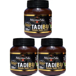 Abdurrahman Tatlıcı Tadıbu Bitter Kakaolu Fındık Ezmesi 330 gr x 3