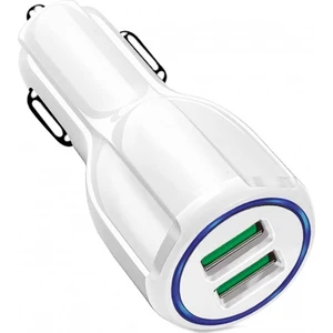 C-767 USB 3.0A - 2.4A Çift Girişli Hızlı Şarj