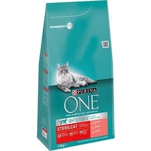 One Sterilised Somonlu Kısırlaştırılmış Kedi Maması 1.5 kg x 2 Adet