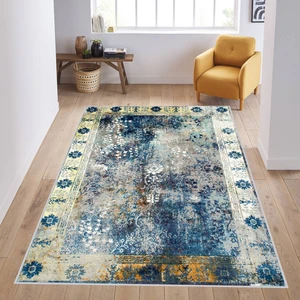 Rovigo Home Dijital Baskı Yıkanabilir Kaymaz Taban Salon Halısı