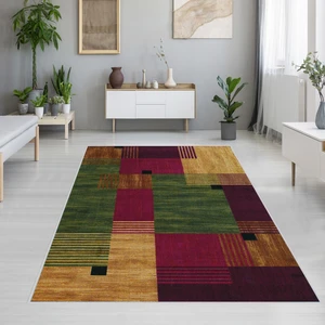 Rovigo Home Dijital Baskı Yıkanabilir Kaymaz Taban Salon Halısı