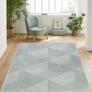 Rovigo Home Dijital Baskı Yıkanabilir Kaymaz Taban Salon Halısı
