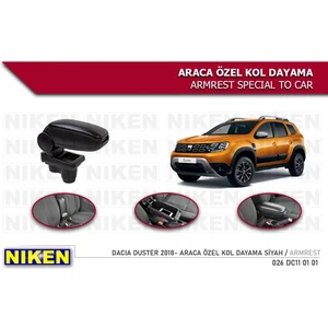 Dacia Duster Kol Dayama Kolçak Vidasız Konsol Niken 2018+