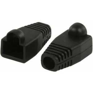 Rj-45 Kılıf Rj-45 Konnektör Koruyucu Kılıf Rj-45 Cover RJ45 Plastik Kılıf Siyah 25'li Paket