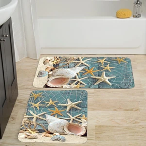 Rovigo Home Dijital Baskılı 2'li Banyo Paspas Takımı RVG5012