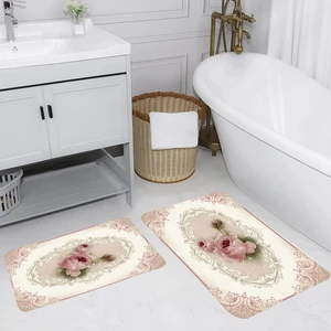 Rovigo Home Dijital Baskılı 2'li Banyo Paspas Takımı RVG5051