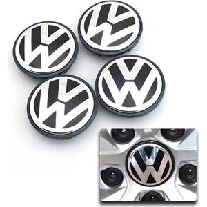 Araba Alışveriş Volkswagen Aksesuar Polo 5,5 mm Jant Göbeği Kapak Seti (4 Adet)