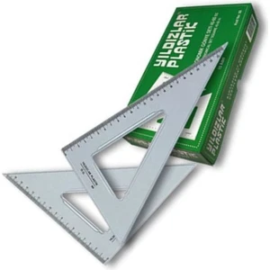 Gönye 45 60 Plastik 2 Li Takım 32 cm Yıldızlar Gönye Takımı 1 Paket Büyük Boy