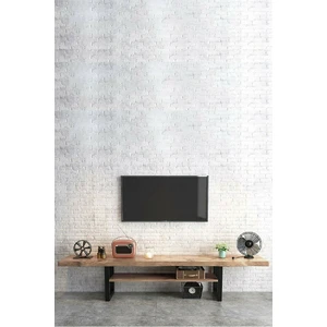 Umut Park Metal Ayaklı Masif Ahşap Çam Panel Tv Ünitesi.