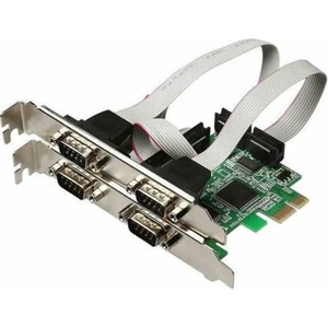 Pcı-E Pcı Express 4 Port RS232 9pin Com Db9 Seri Pci-Exp 4 Port RS232