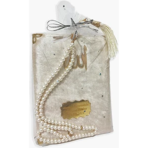 Tesbih Yasin Dünyası Inci Tesbihli Keseli Kadife Yasin 10 Adet Set