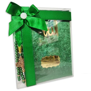 Tesbih Yasin Dünyası Inci Tesbihli Kutulu Kadife Yasin 10 Adet Set