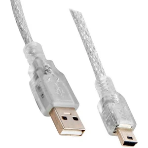 S-Lınk PM-18612 USB 2.0 Şeffaf Mini 5 Pin 3 Metre Kablo * S-Lınk SL-UK53