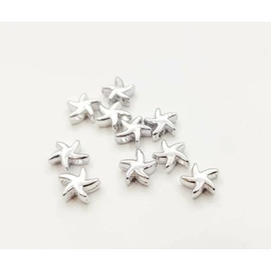 Yiğit Aksesuar Gümüş Kaplama Yıldız Model Ara Aparatı 10 Adet (Kararma Yapmaz)